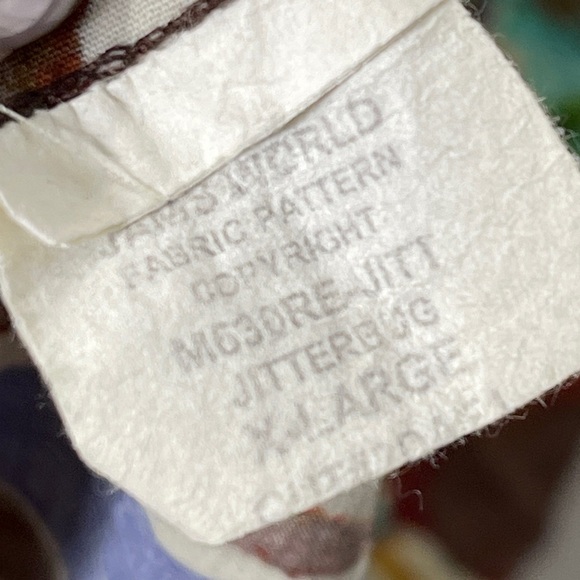 Vintage Jams World Buttons Hawaiian Shirt XL Jitterbug Print Pocket Short Sleeve - Picture 6 of 7